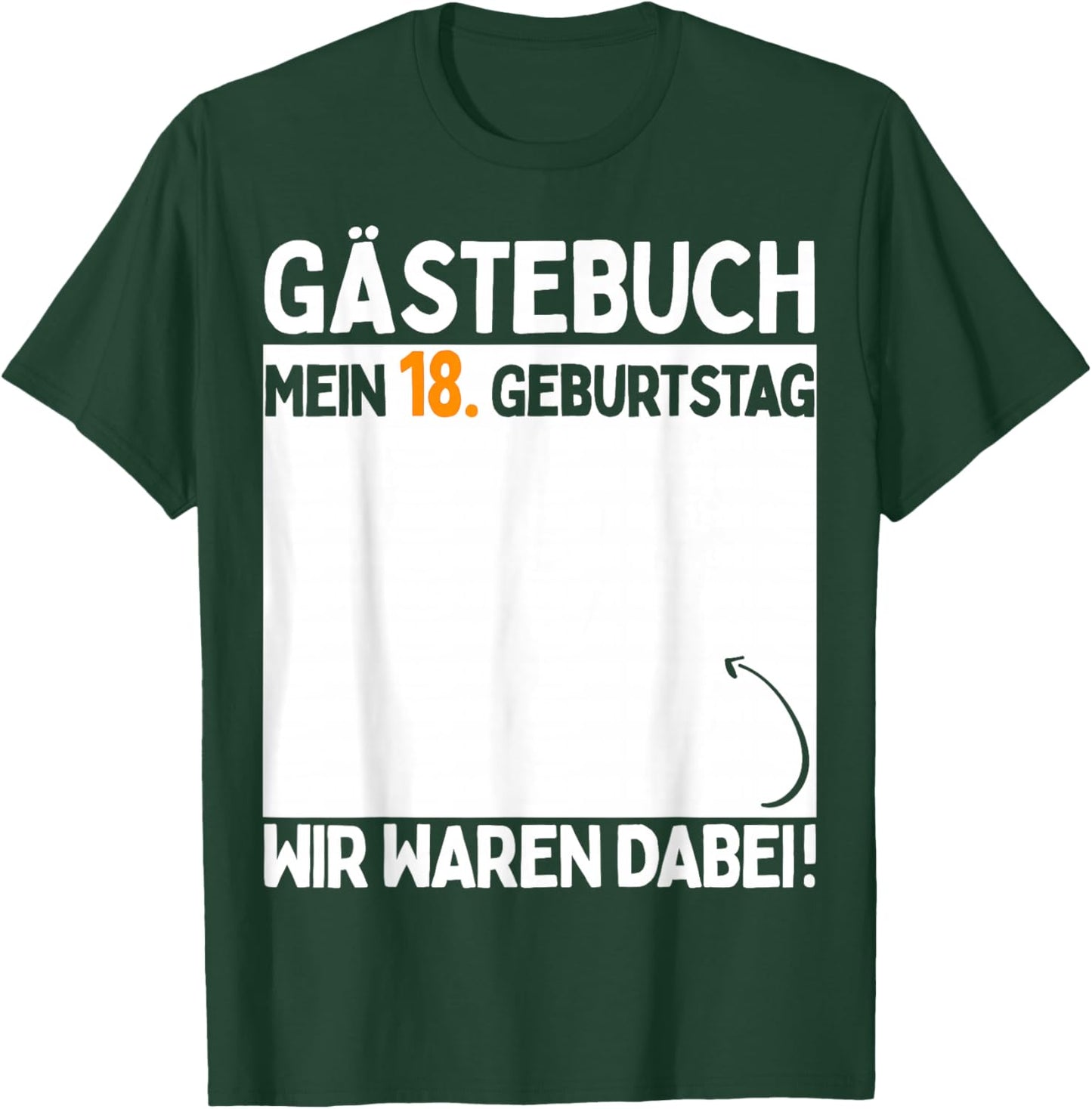 18. Geburtstag Junge Mädchen 18 Jahre 2008 Lustig Geschenk T-Shirt - T-Shirt | Forest