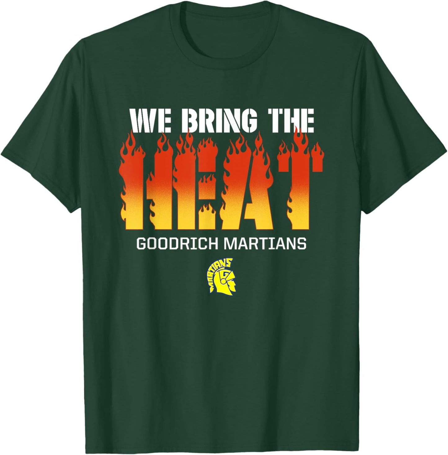Goodrich Martians Logo We Bring the Heat HS T-Shirt - T-Shirt | Forest