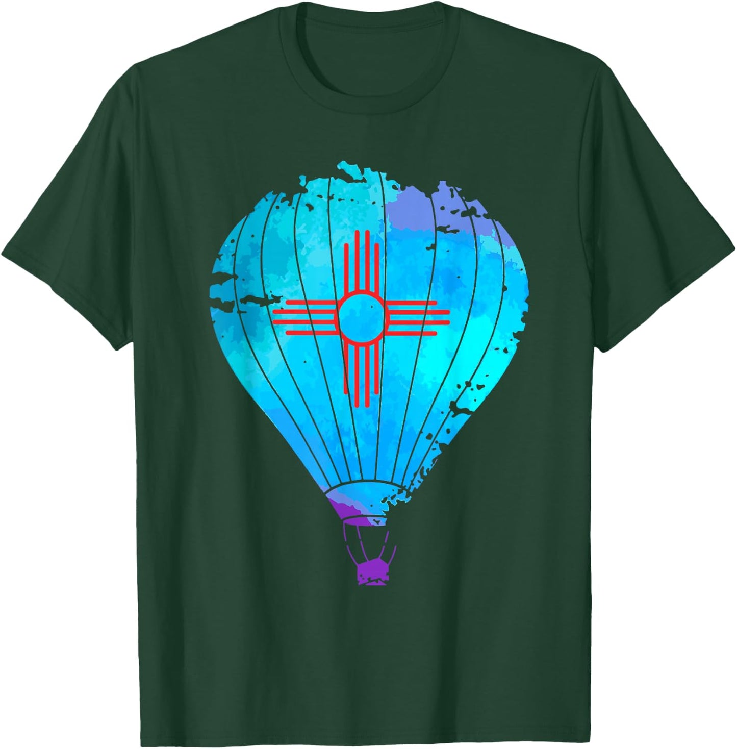 Hot Air Balloon Festival Zia New Mexico T-Shirt - T-Shirt | Forest