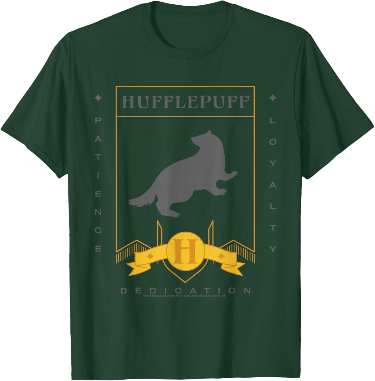 Poufsouffle Harry Potter Nouveau Design 2025 Patience Loyalty T-Shirt - T-Shirt | Forest