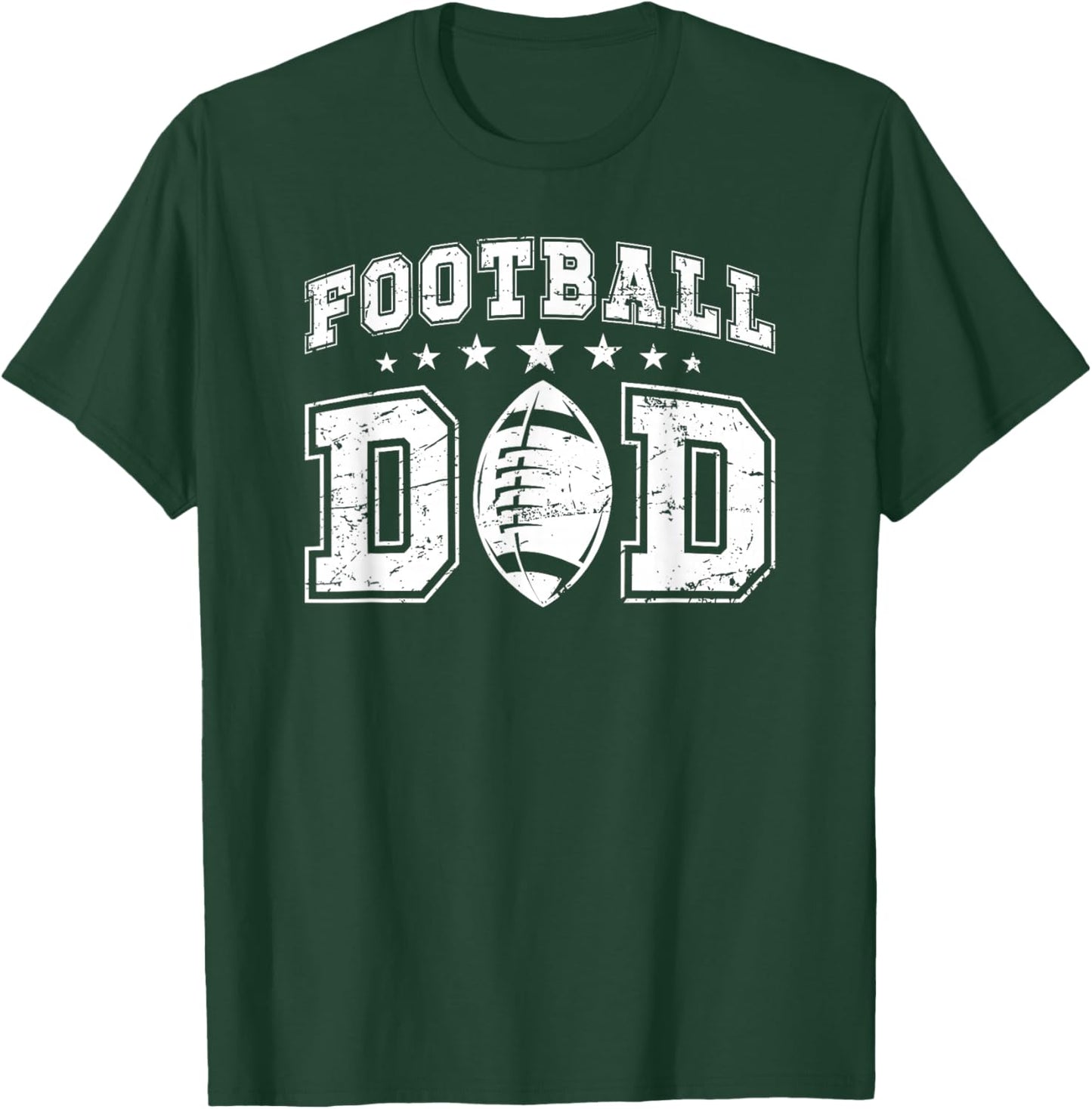 Football Dad Of A Football Player Dad T-Shirt - T-Shirt | Forest