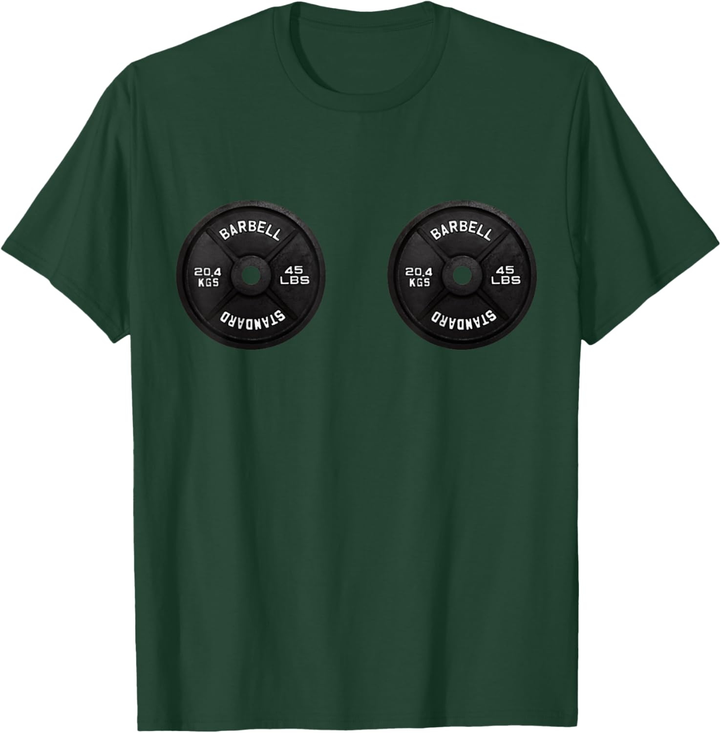 Funny barbell boobs bodybuilder muscle mommies bodybuiding T-Shirt - T-Shirt | Forest