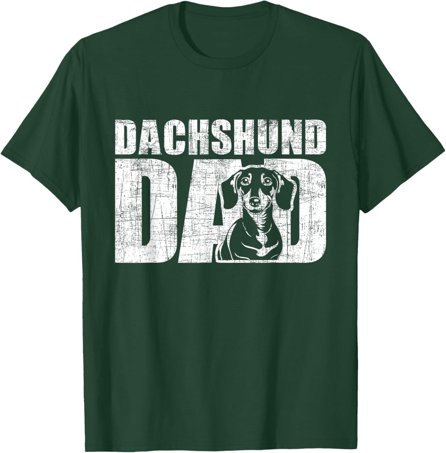 Dachshund Dad - Dog Owner Animal Puppy Lover Pet Breeder Women Kids T-Shirt - T-Shirt | Forest