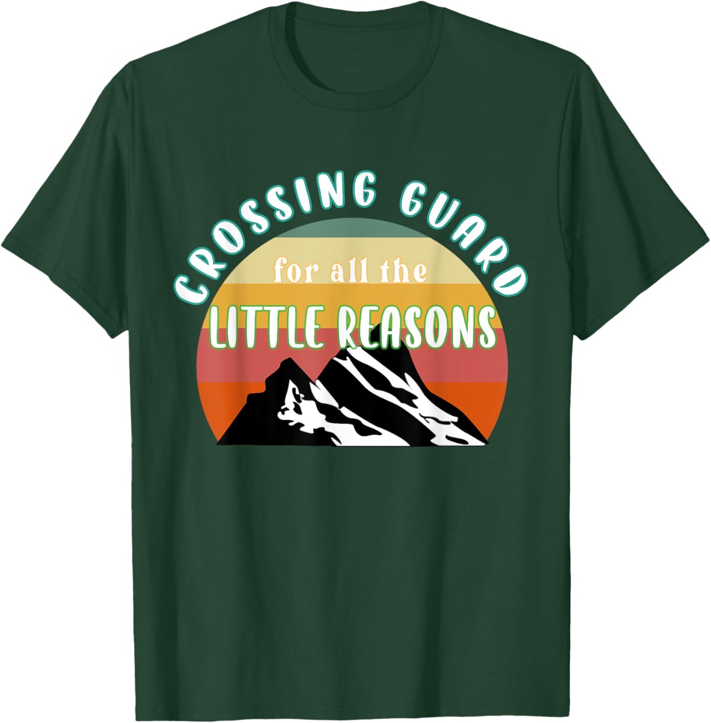 School Crossing Guard Appreciation Crosswalk Attendant Gift T-Shirt - T-Shirt | Forest