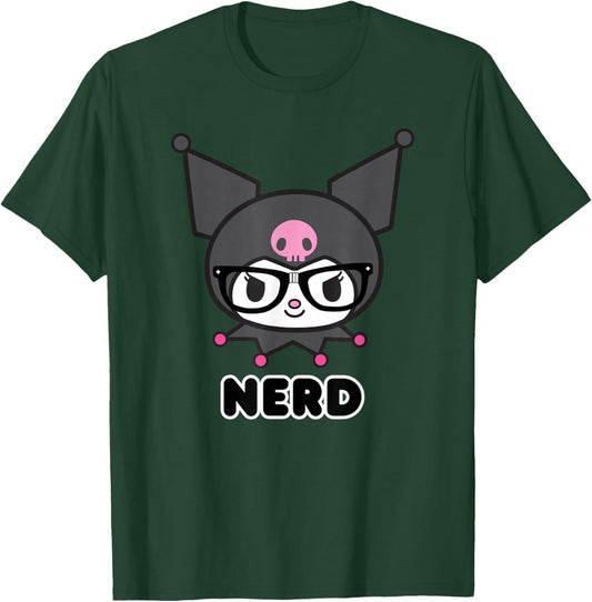 SANRIO Kuromi Nerd Glasses T-Shirt - T-Shirt | Forest