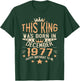 This King Was Born In December 1977 Vintage Retro T-Shirt - T-Shirt | Forest