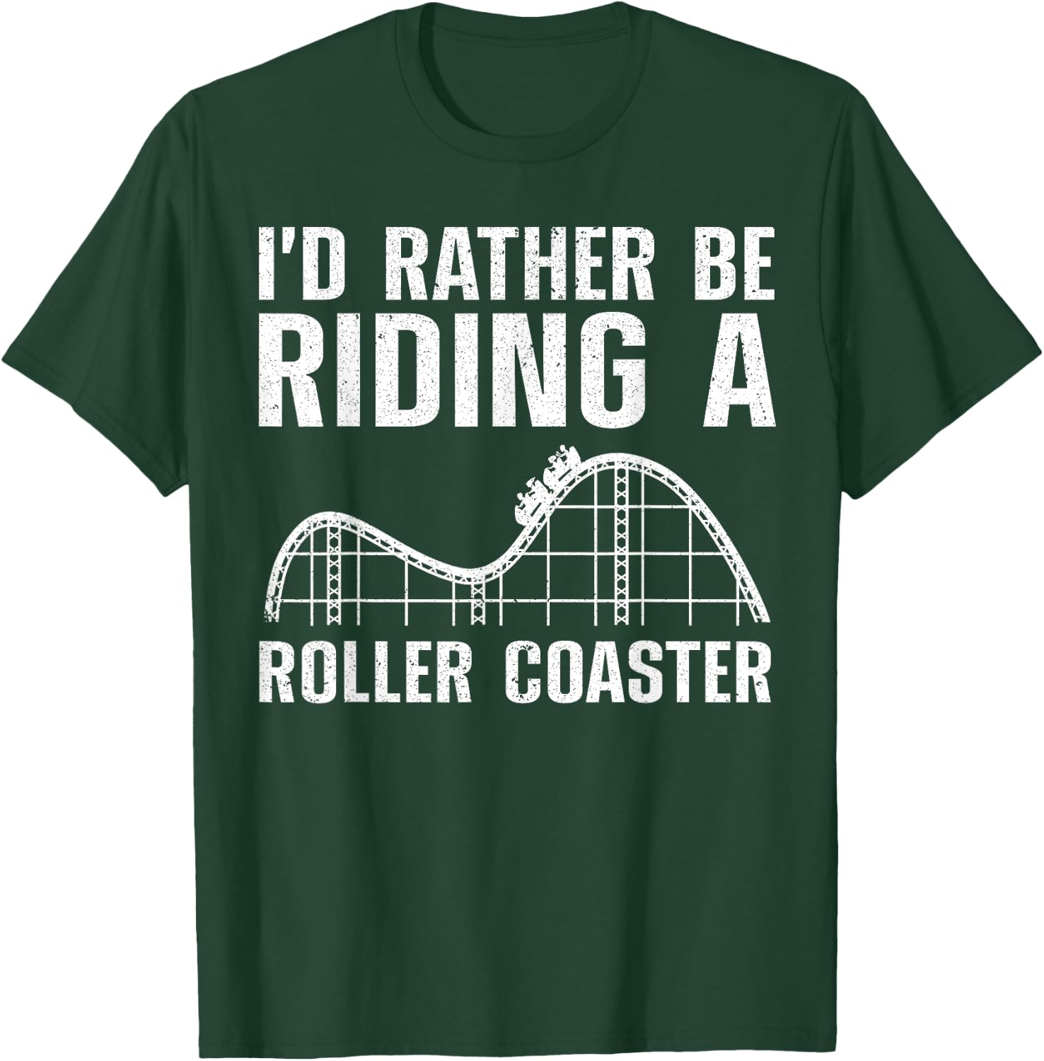 Funny Roller Coaster Women Kids Roller Coaster Lover T-Shirt - T-Shirt | Forest