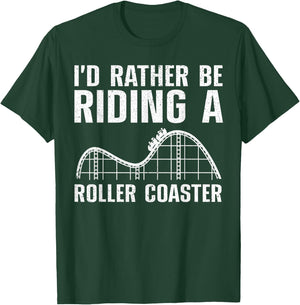 Funny Roller Coaster Women Kids Roller Coaster Lover T-Shirt - T-Shirt | Forest