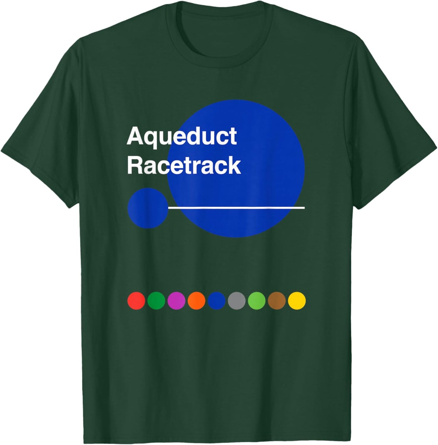 Aqueduct Racetrack Queens Ozone Park T-Shirt - T-Shirt | Forest