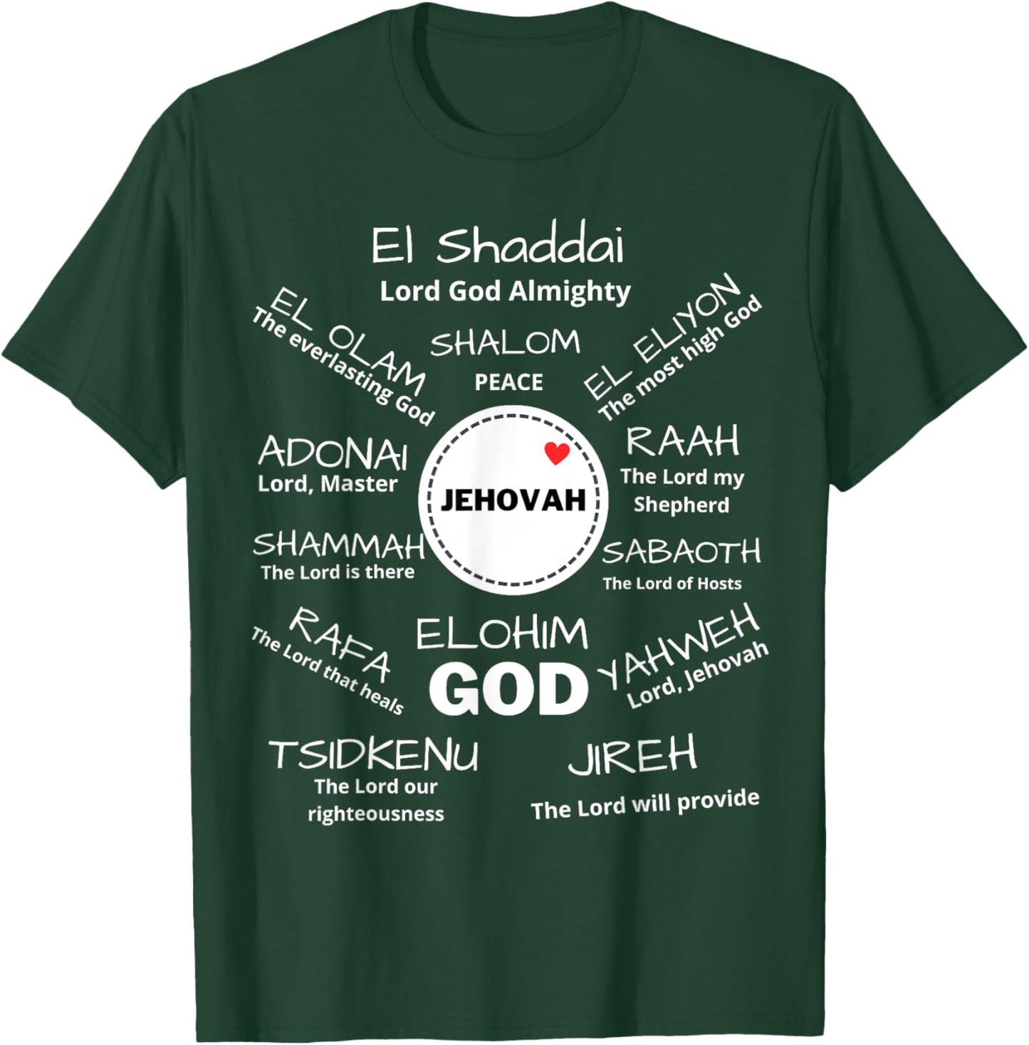Jehovah T-Shirt - T-Shirt | Forest