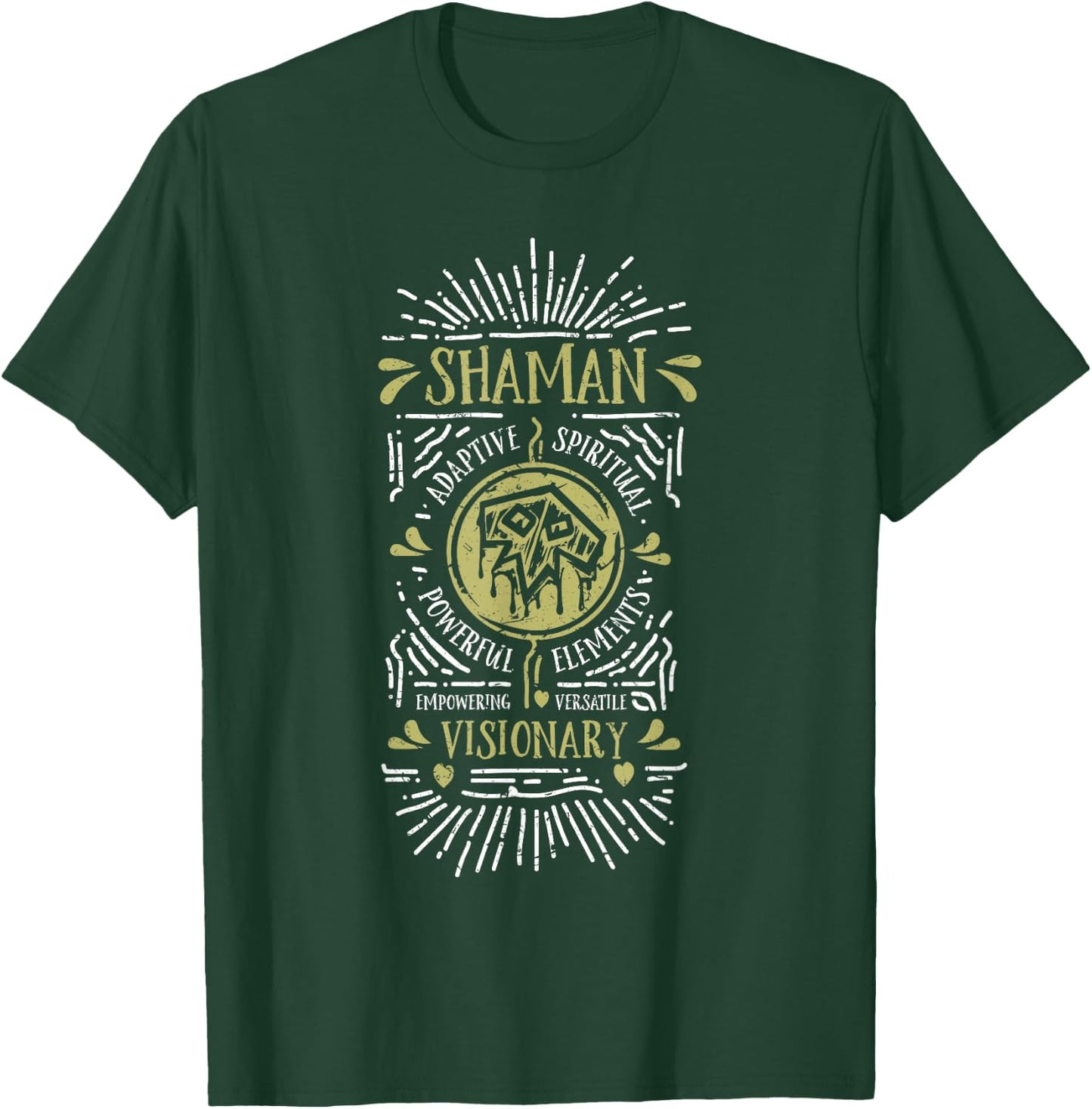 Wow Shaman Role Playing Gamer T-Shirt - T-Shirt | Forest