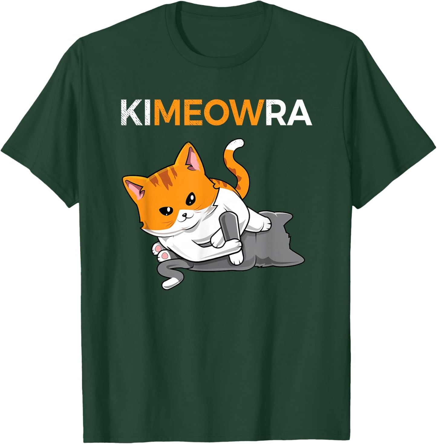 Jiu Jitsu Kimura & Cute Kawaii Cat Funny BJJ T-Shirt - T-Shirt | Forest