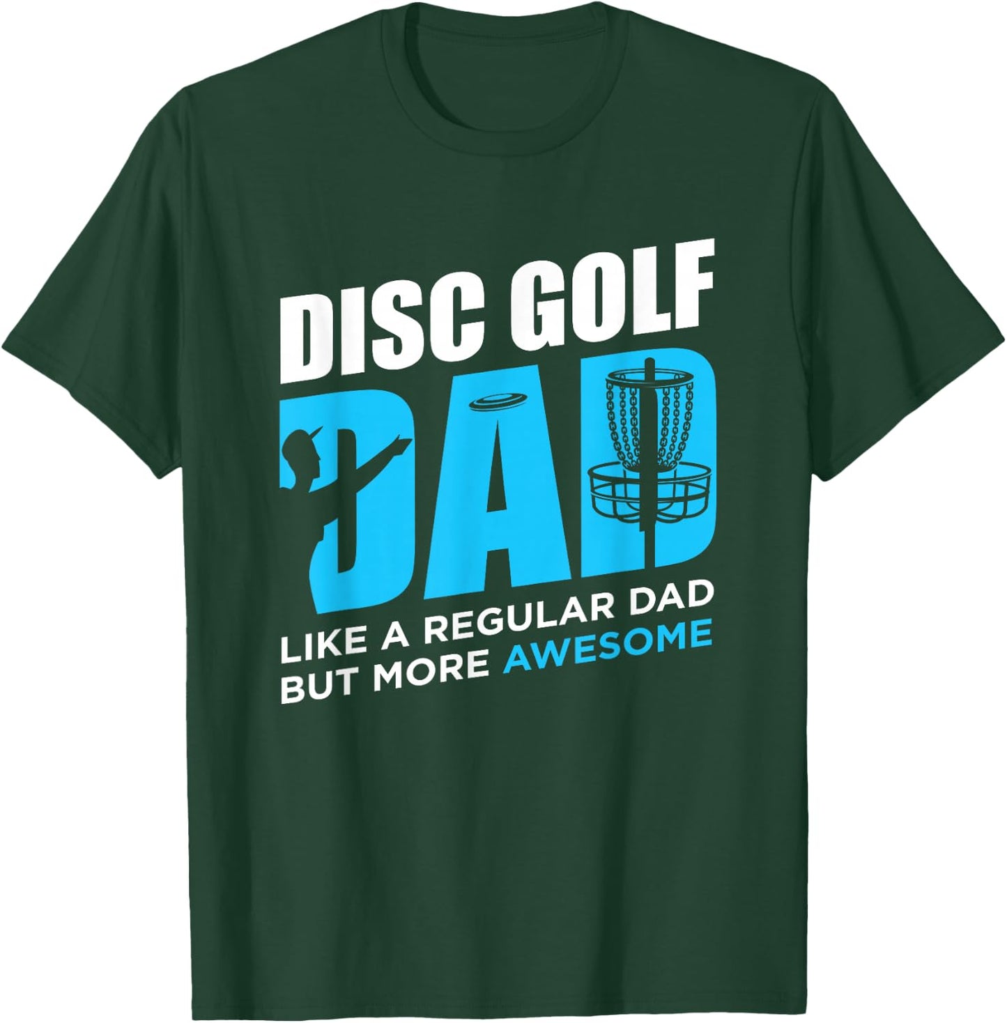 Disc Golf Vintage Funny Disc Golfing Dad Lover Player Gift T-Shirt - T-Shirt | Forest