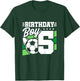 Kids Soccer Birthday Party - 5 Year Old Boy - 5th Birthday T-Shirt - T-Shirt | Forest
