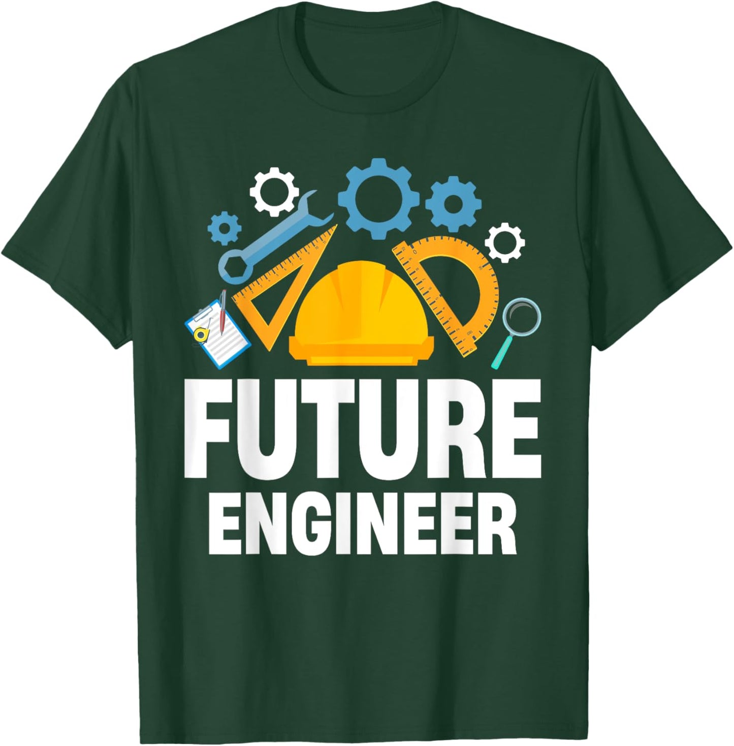 Engineering Student Kids Funny Future Engineer T-Shirt - T-Shirt | Forest