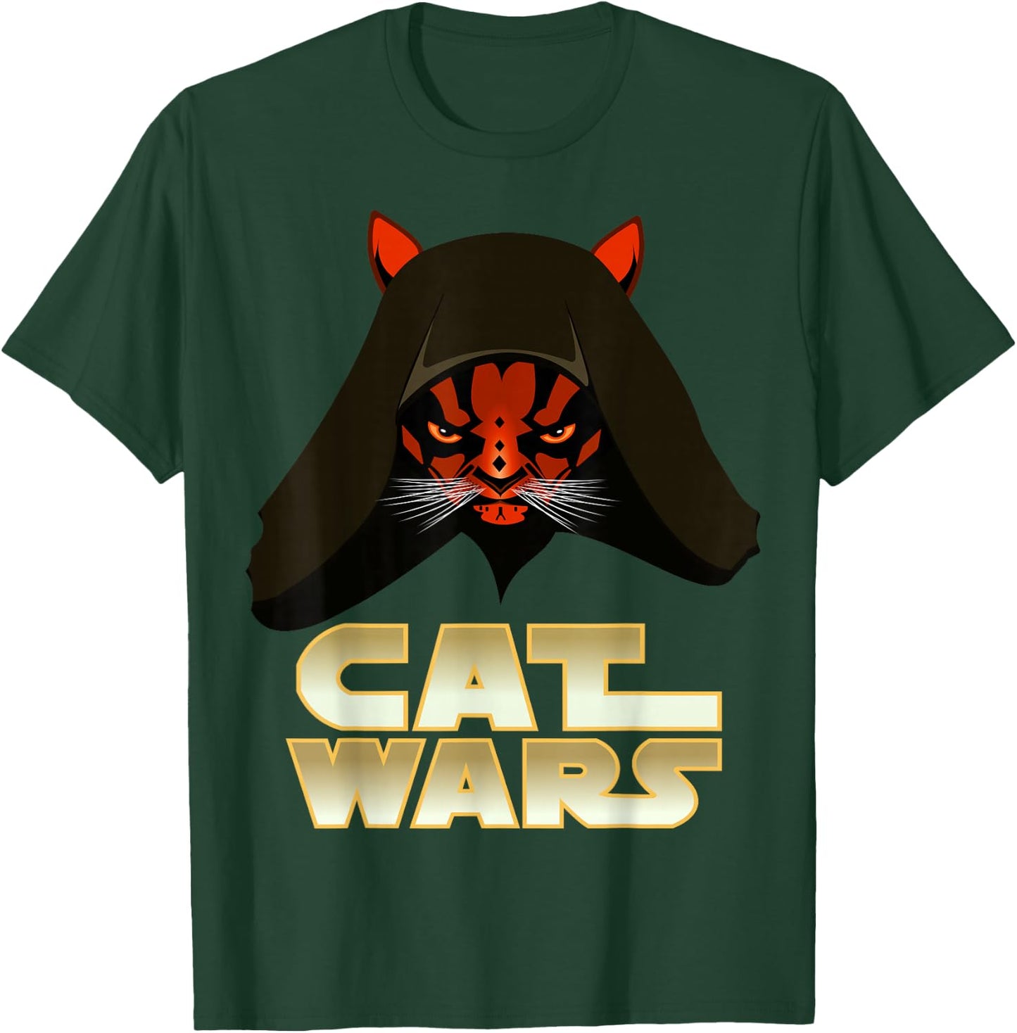 Cat Wars - Funny Cat T-Shirt - T-Shirt | Forest