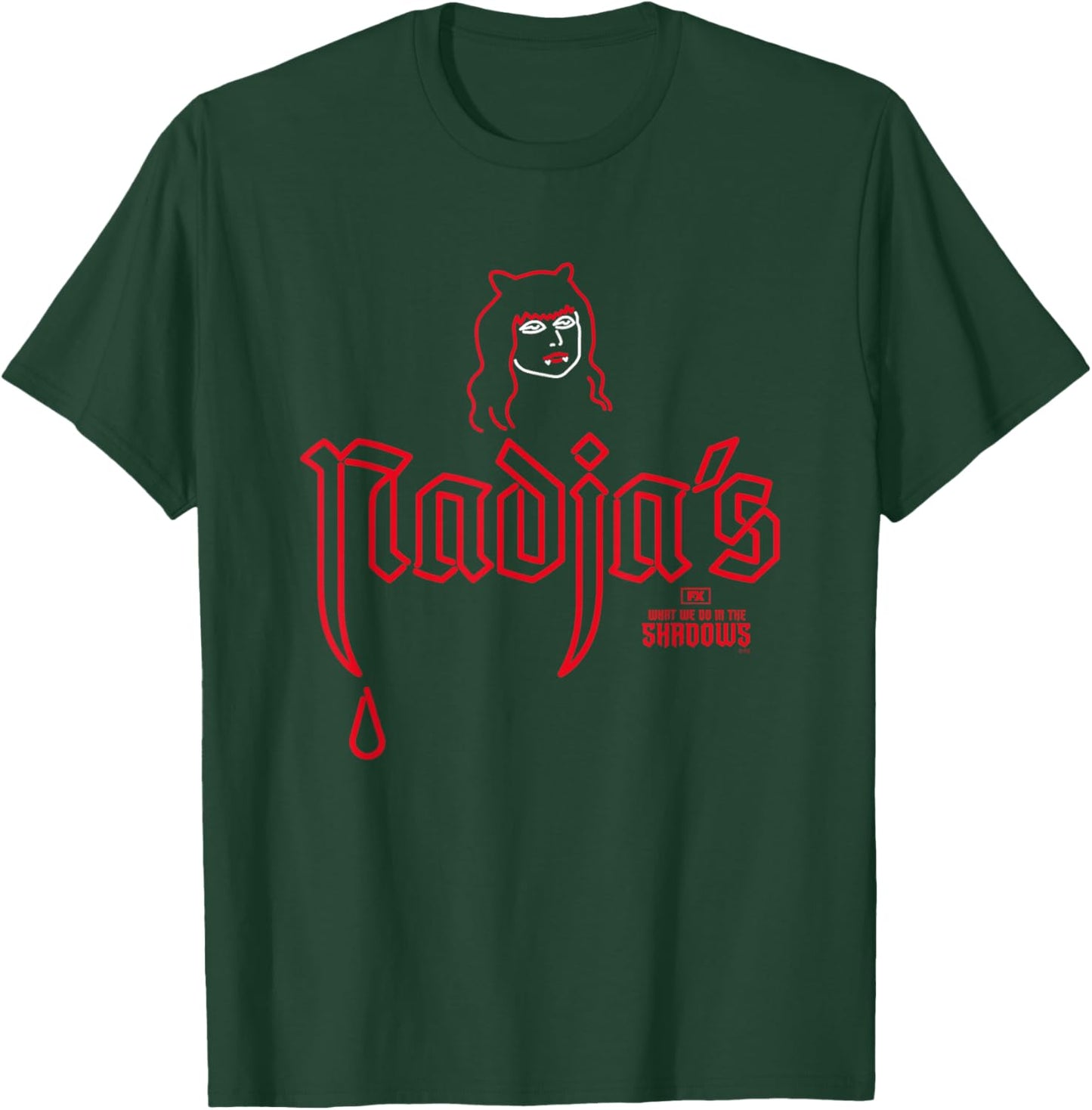 What We Do in The Shadows Iconic Nadja's Nightclub Big Logo T-Shirt - T-Shirt | Forest