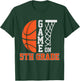 Back To School Game On 5th Grade Funny Basketball Kids T-Shirt - T-Shirt | Forest