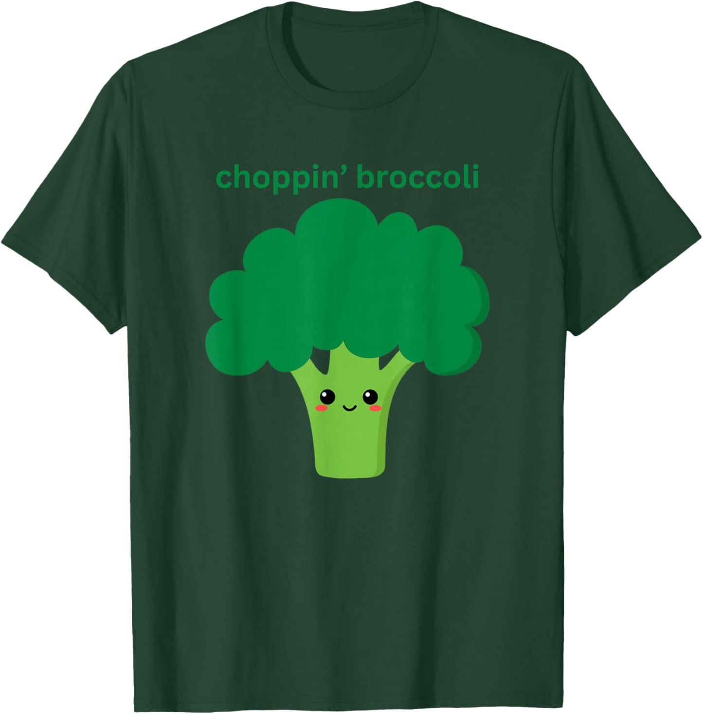 Chopping Broccoli Lover T-Shirt - T-Shirt | Forest