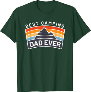 Best Camping Dad Ever Fathers Who Camp T-Shirt - T-Shirt | Forest