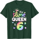 This Slime Queen Is 6 Year Old 6th Birthday Shirt For Girls T-Shirt - T-Shirt | Forest