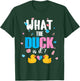 Baby Shower Gender Reveal Boy Or Girl What The Duck Is It T-Shirt - T-Shirt | Forest