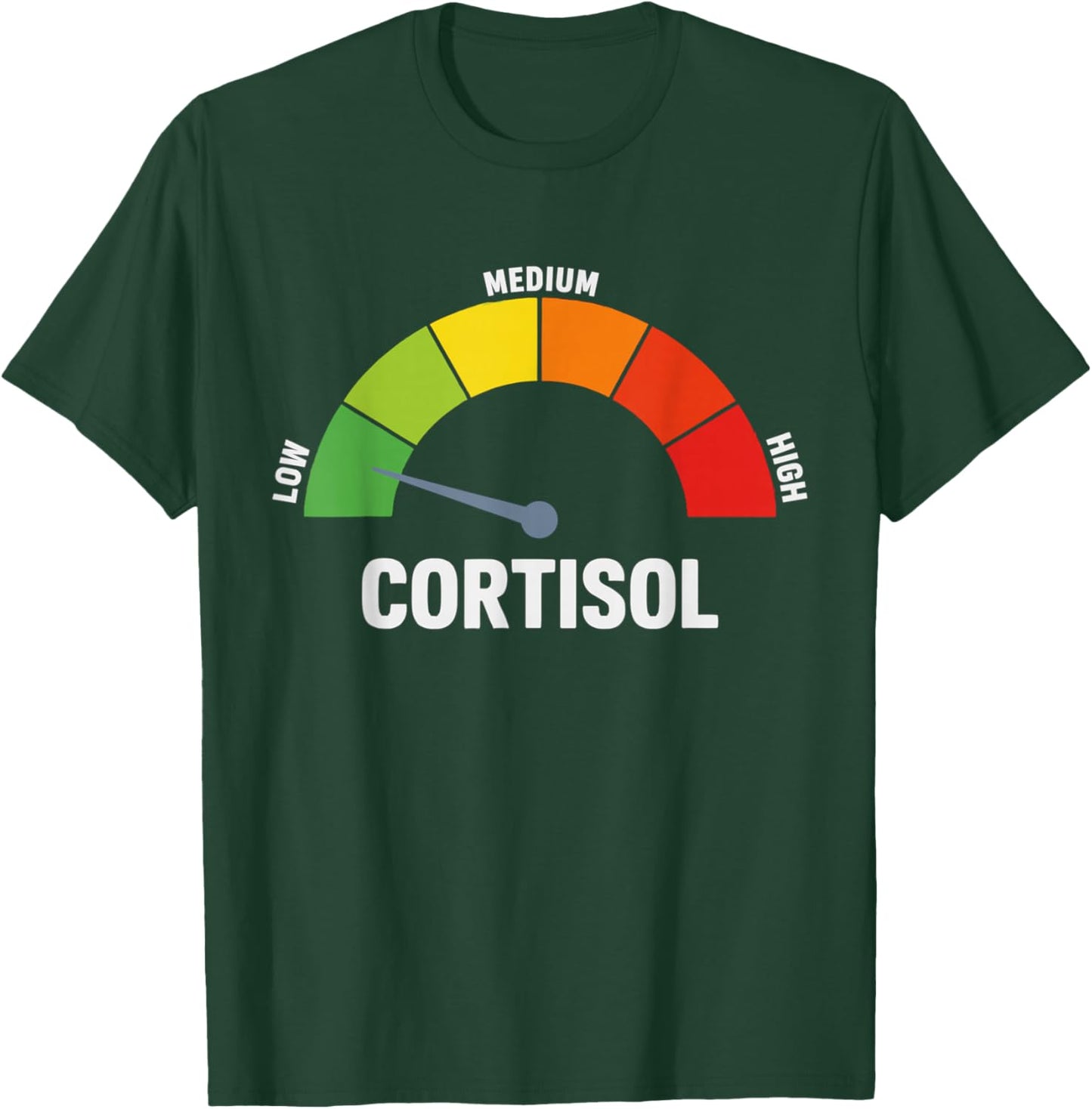 Niedriger Cortisolspiegel Meme T-Shirt - T-Shirt | Forest