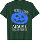 Trick or Treat Non-Verbal Halloween Pumpkin Autism Awareness T-Shirt - T-Shirt | Forest