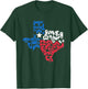 Boys Video Game Texas State Flag Map Gamer Men Kids T-Shirt - T-Shirt | Forest
