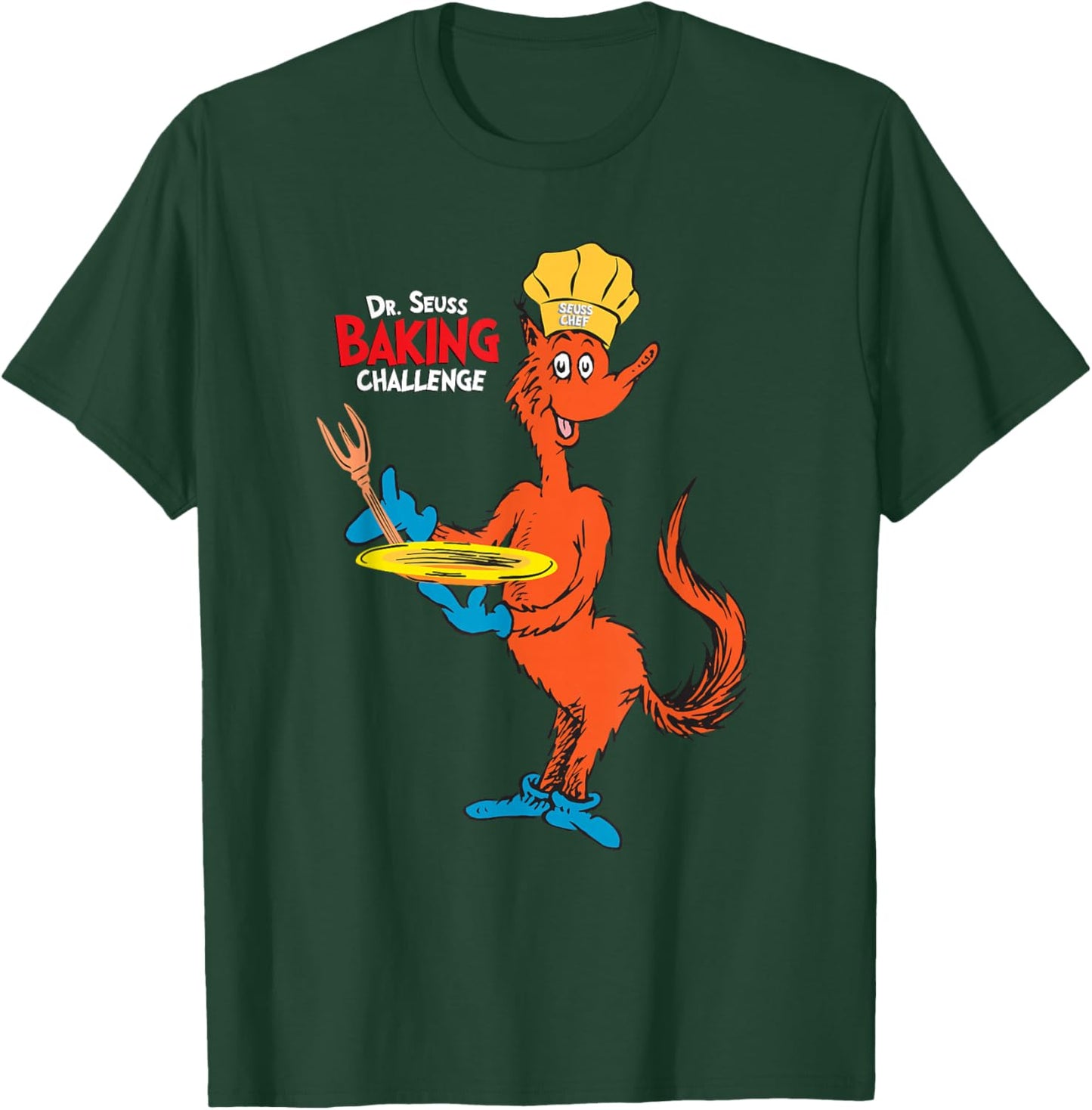 Dr. Seuss Baking Challenge Fox in Socks T-Shirt - T-Shirt | Forest