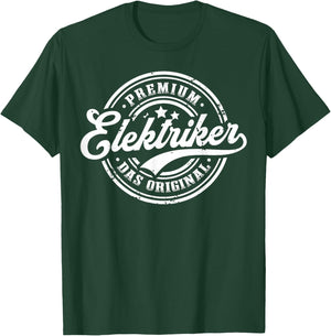 Elektriker Original Lustiges Elektriker T-Shirt - T-Shirt | Forest