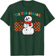 Tis The Season Snowman Christmas Retro Xmas Men Women Kids T-Shirt - T-Shirt | Forest