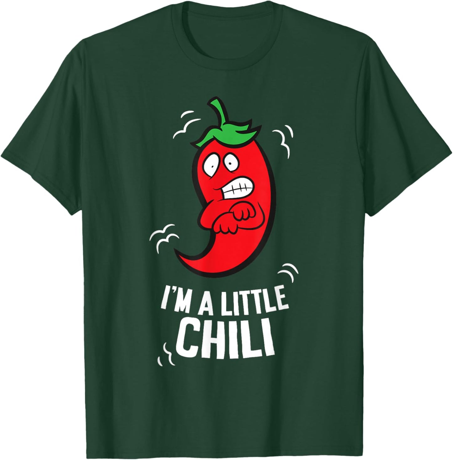 Red Chili Pepper I'm A Little Chili T-Shirt - T-Shirt | Forest