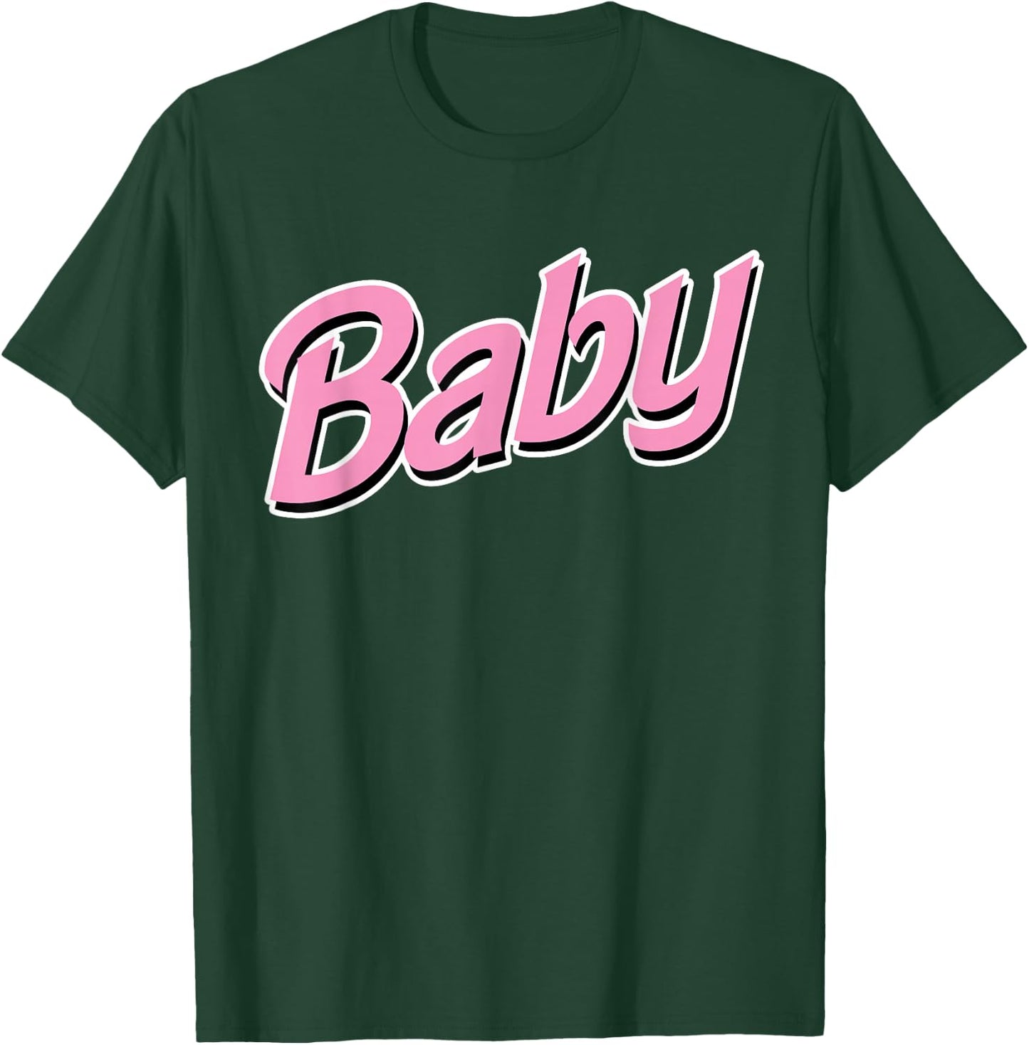 Pink Baby Shirt For BDSM DDLG ABDL Diaper Lover T-Shirt - T-Shirt | Forest