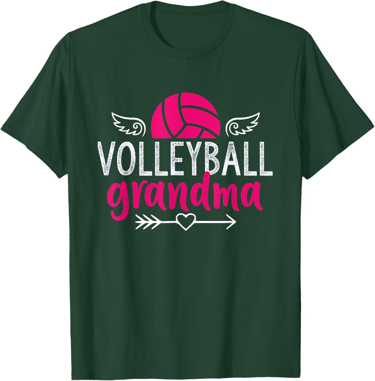 Volleyball Player Grandma Volleyball Lover Volleyball Women T-Shirt - T-Shirt | Forest