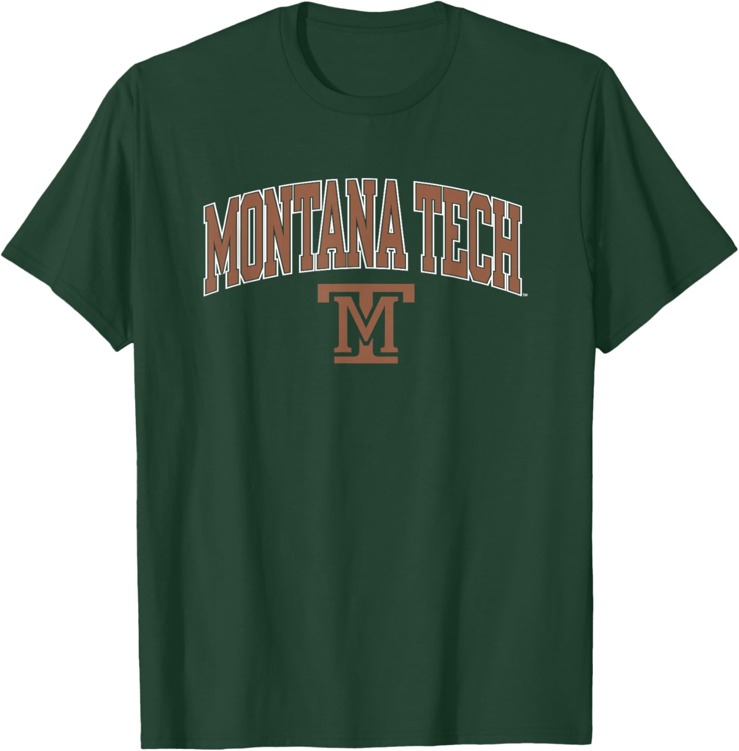 Montana Tech Orediggers Arch Over Green Officially Licensed T-Shirt - T-Shirt | Forest