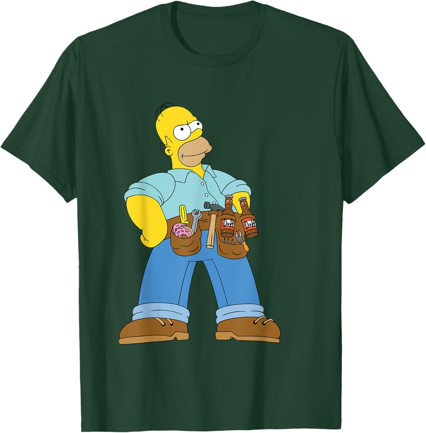 The Simpsons Duff & Donuts Handyman Homer T-Shirt - T-Shirt | Forest