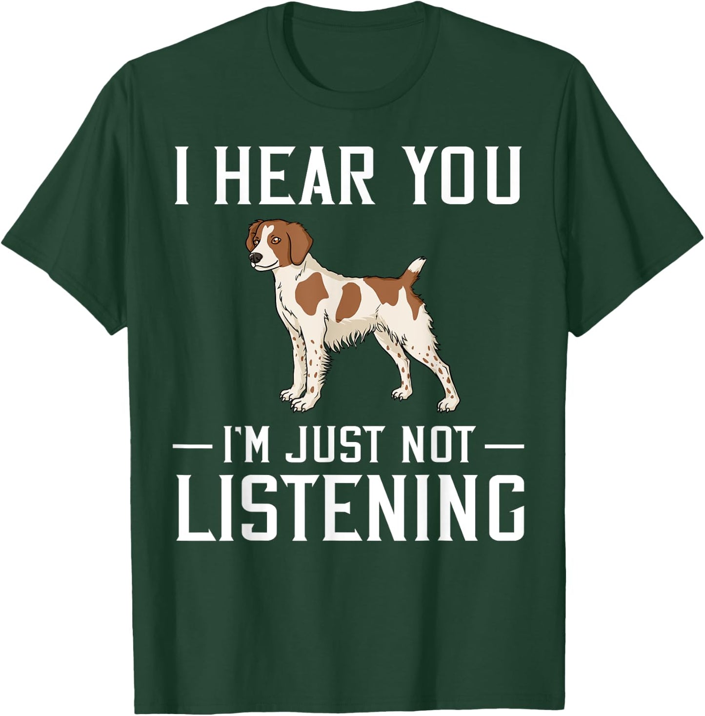 French Brittany Spaniel Puppies Owner Lover T-Shirt - T-Shirt | Forest