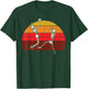 Skeleton Playing Volleyball Retro Halloween Sport Gift T-Shirt - T-Shirt | Forest