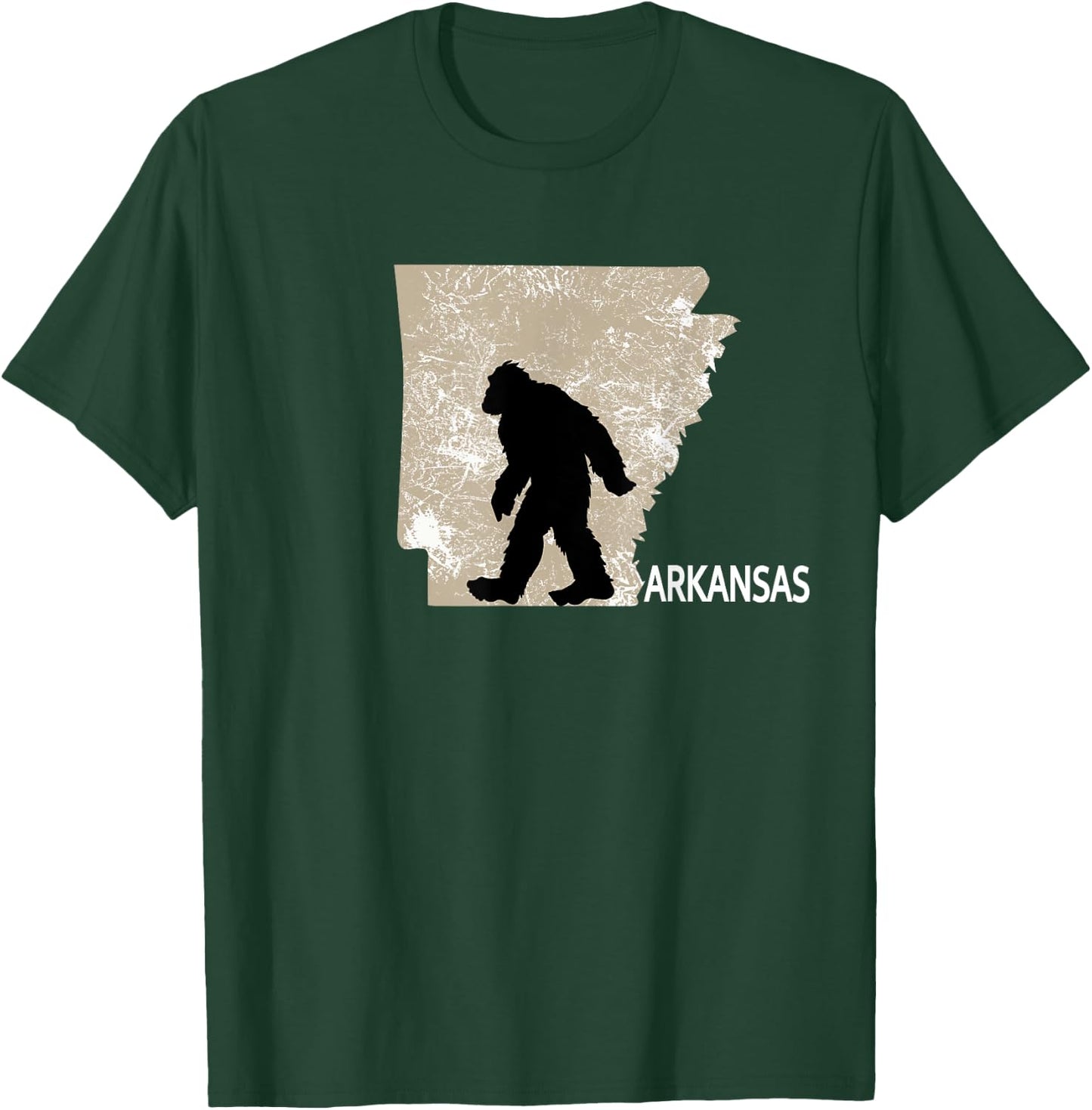Funny Bigfoot I Believe Loves Arkansas AR Sasquatch T-Shirt - T-Shirt | Forest