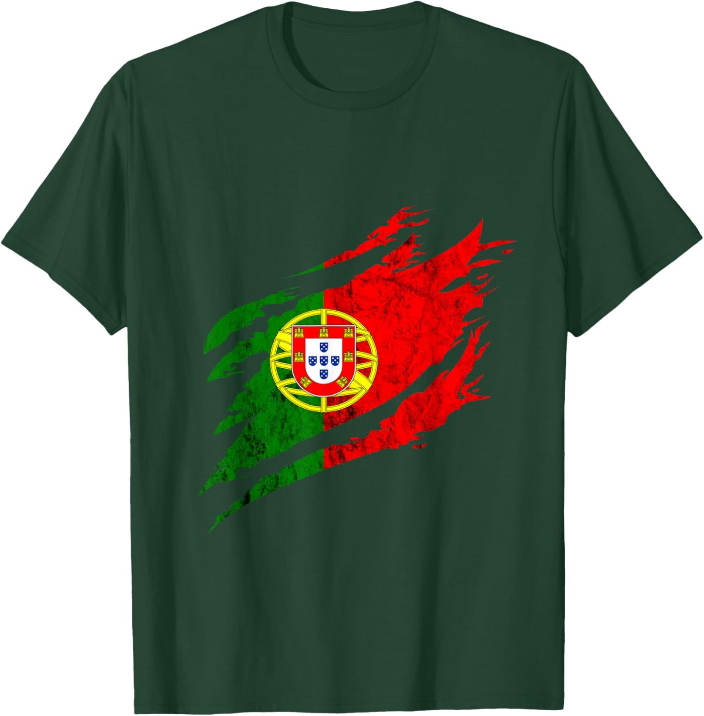 Heroic Flag Portugal Portuguese Flag Portuguese Pride T-Shirt - T-Shirt | Forest