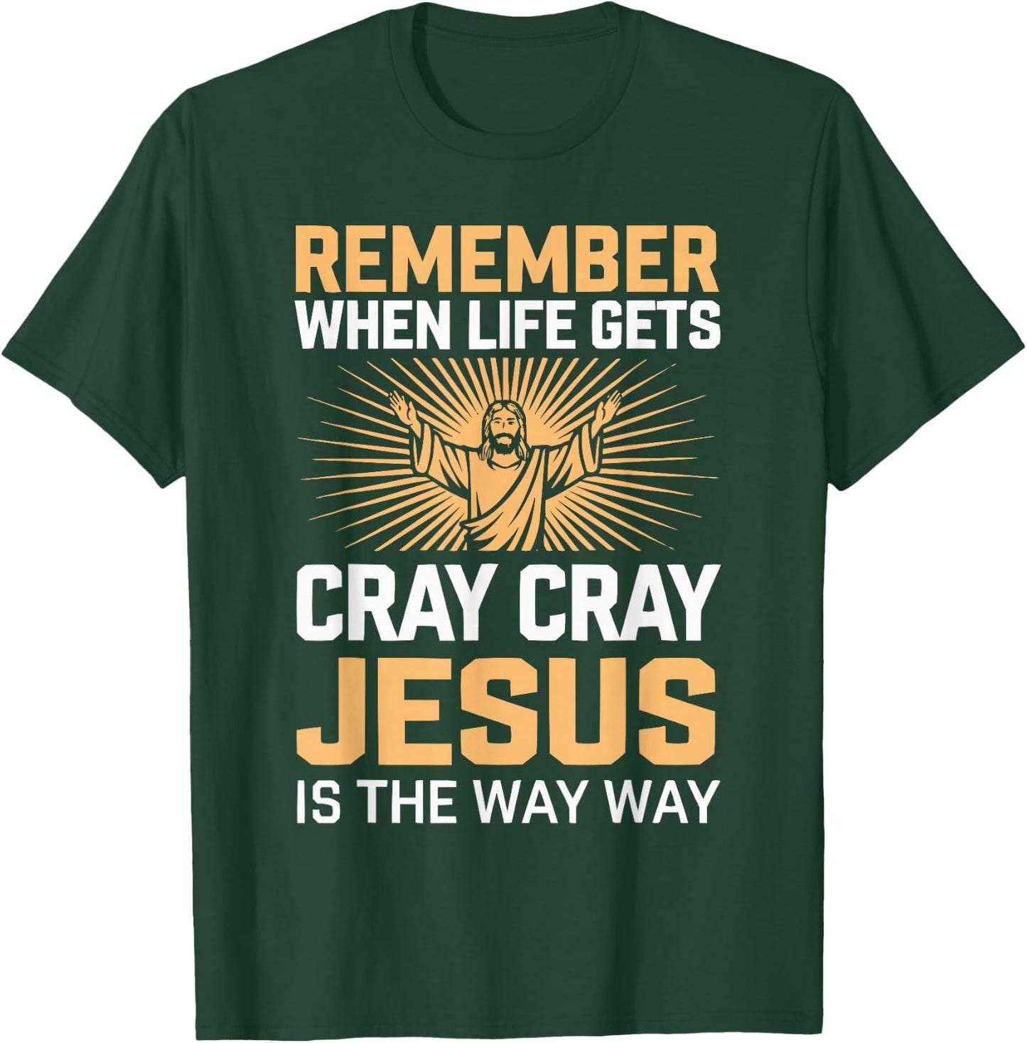 Funny Jesus Christ Religious Christian Believer Christianity T-Shirt - T-Shirt | Forest