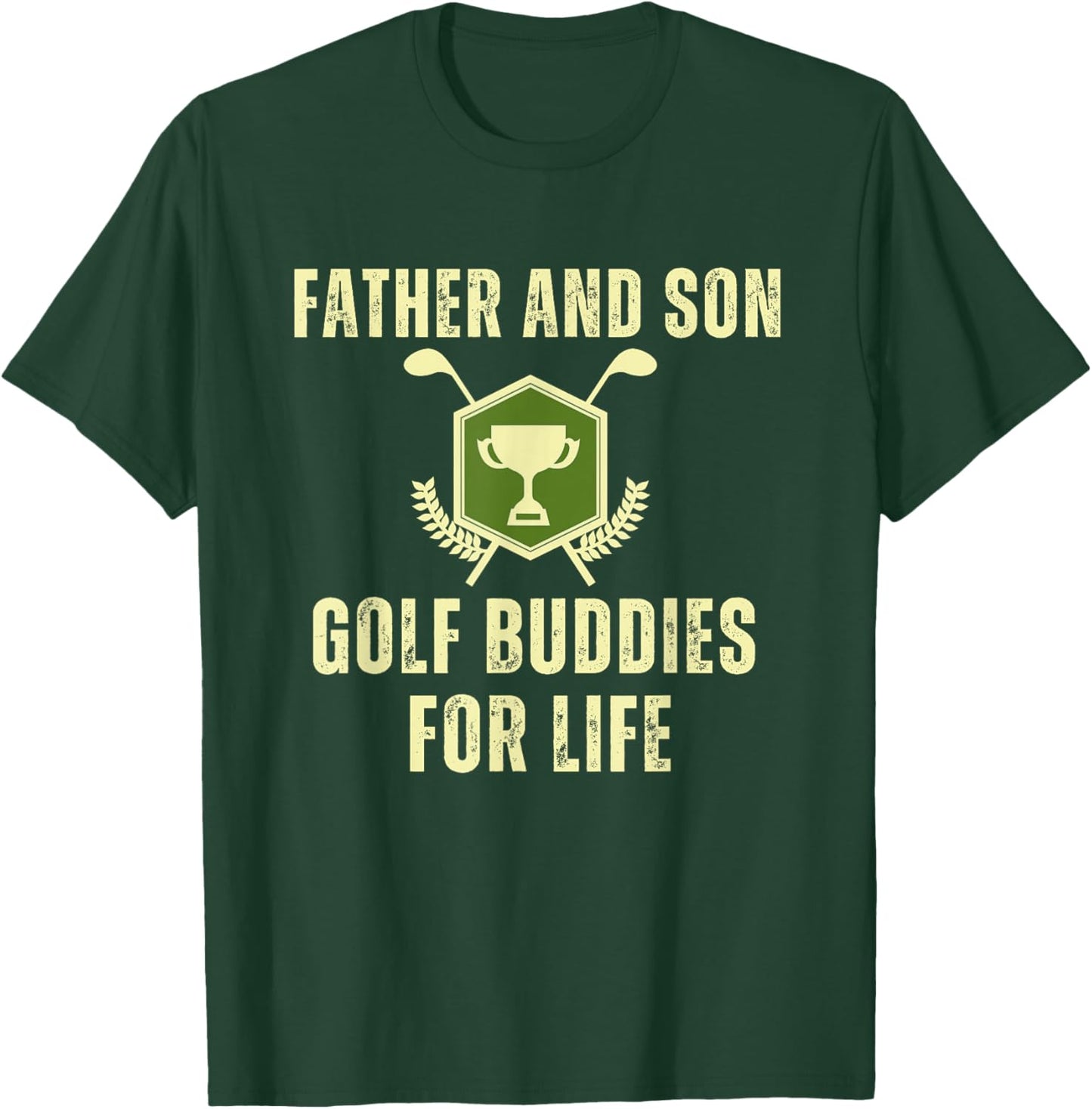 Father's Day Dad Son Golf Buddies For Life Matching T-Shirt - T-Shirt | Forest
