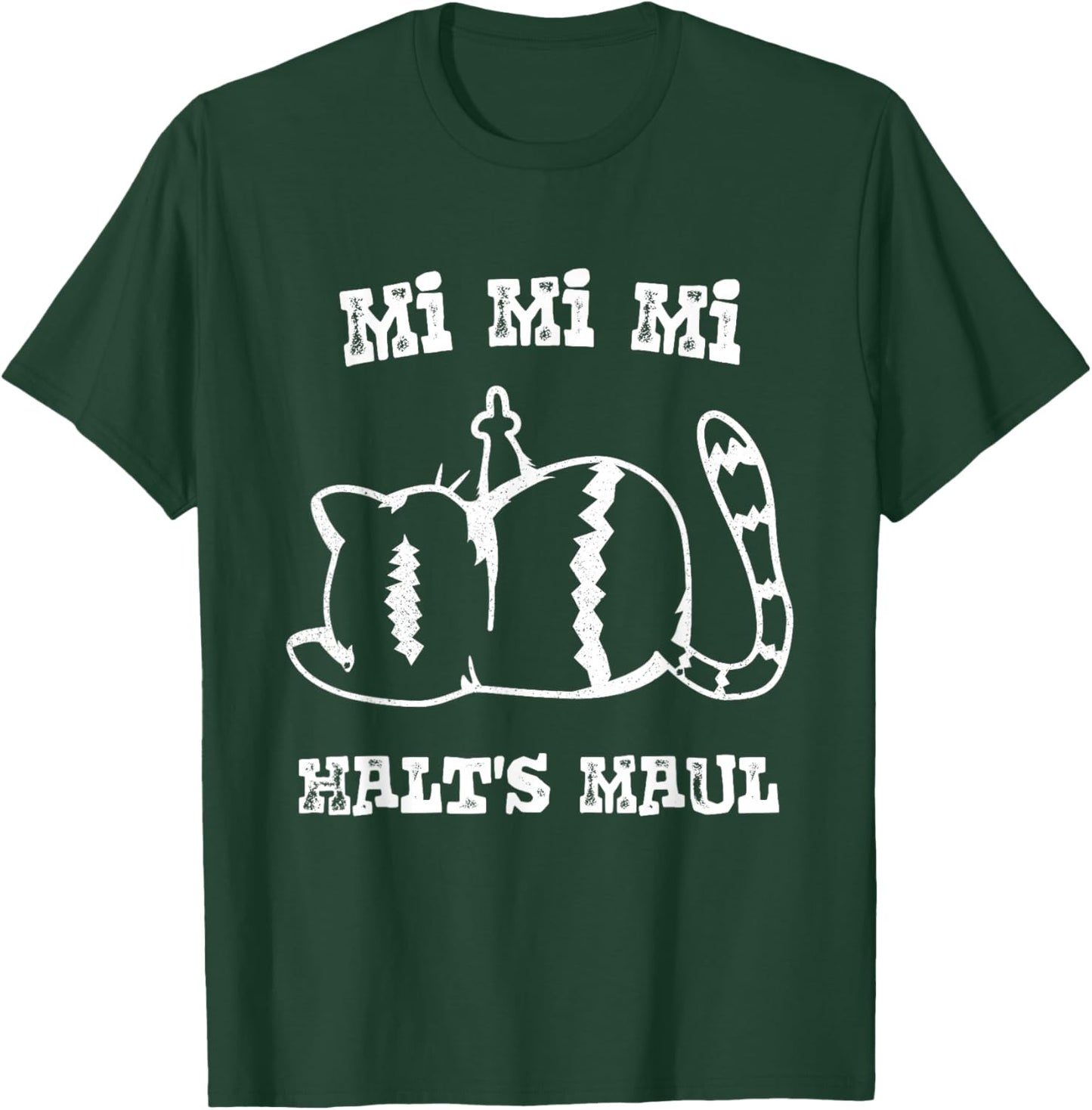 MI MI MI - Halts Maul - Gejammer, Jammern, genervte Katze T-Shirt - T-Shirt | Forest