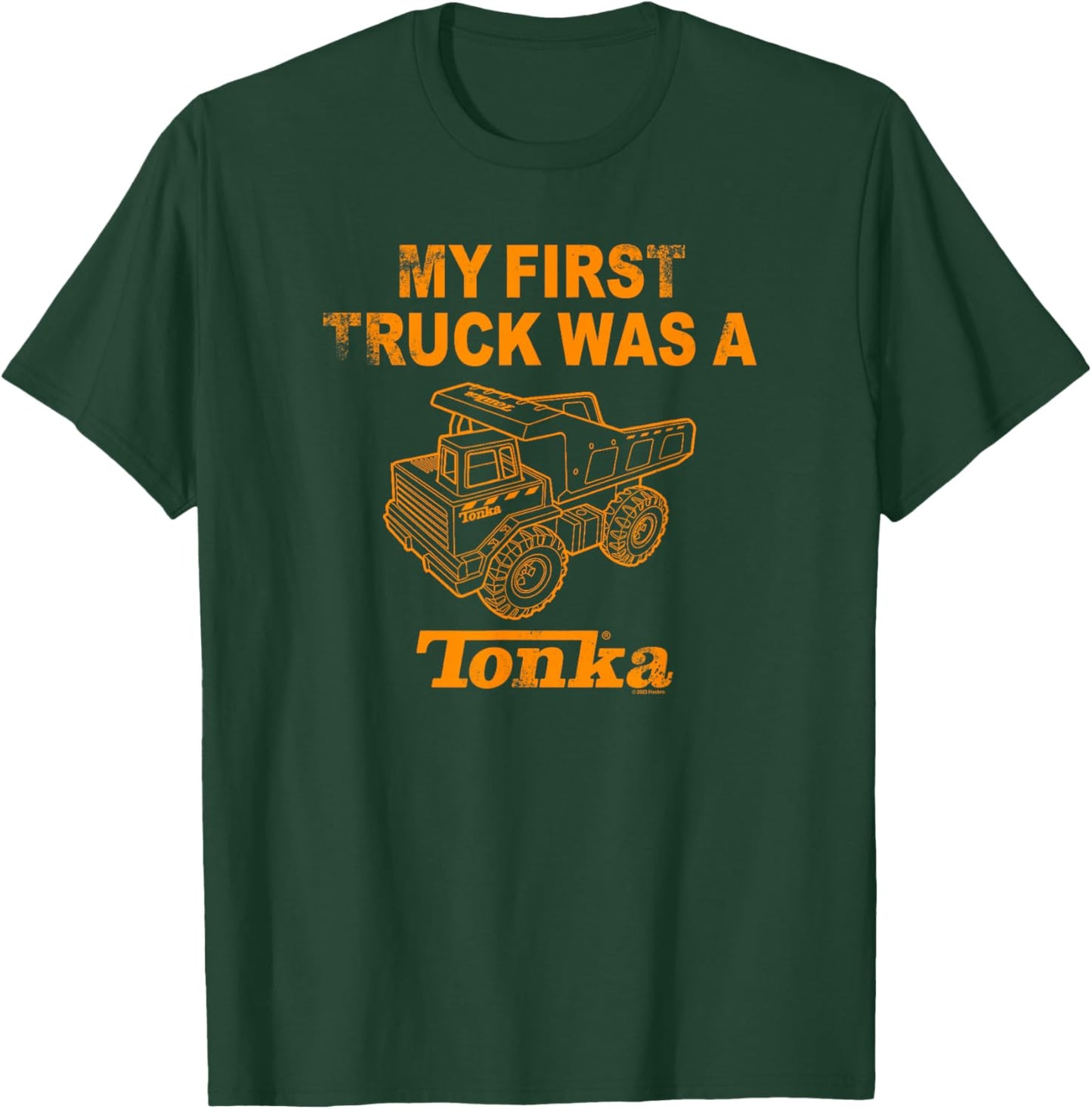 Tonka Construction My First Truck Was A Tonka Vintage T-Shirt - T-Shirt | Forest