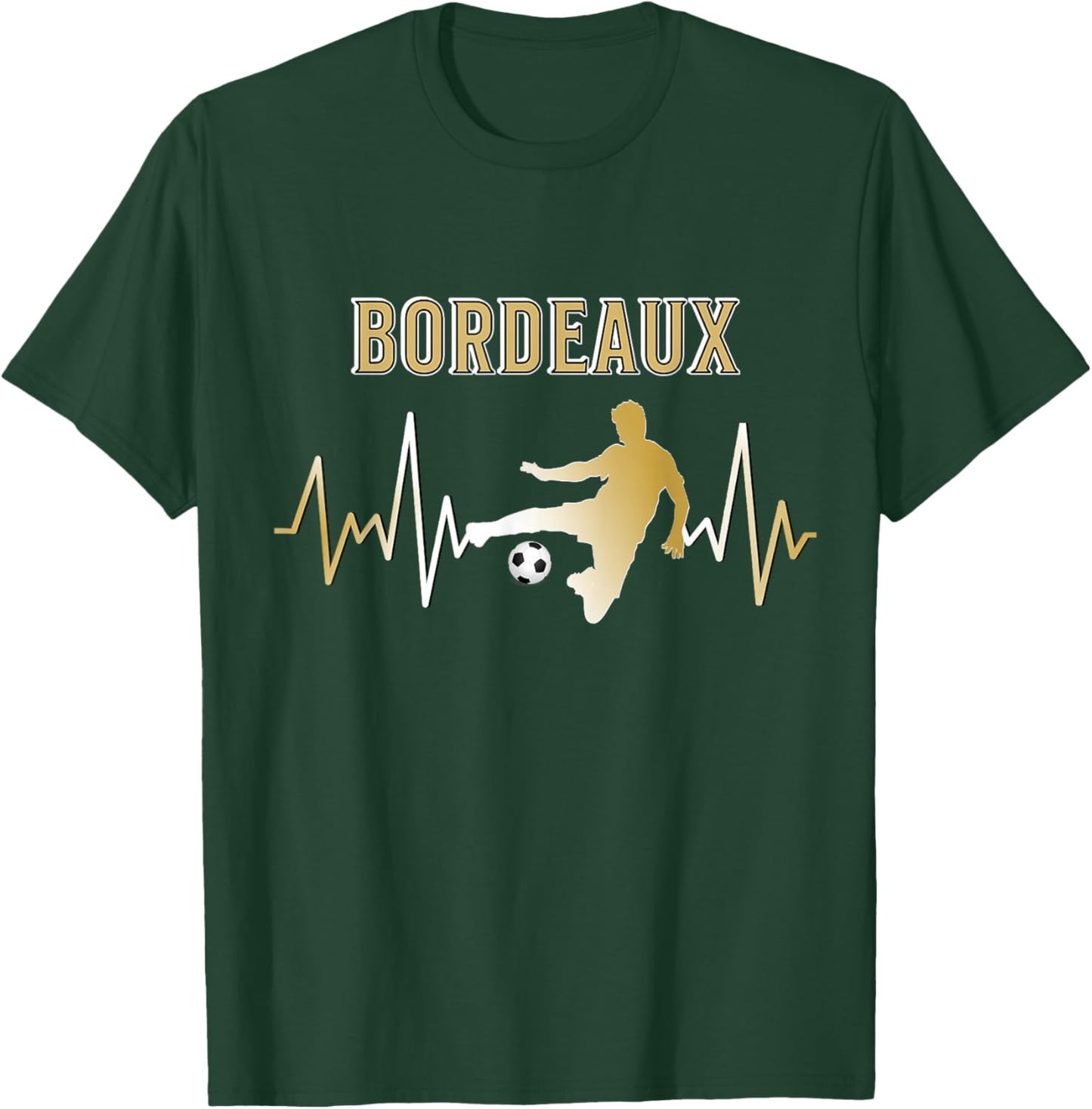 Bordeaux Football Supporter Gift , Black, S T-Shirt - T-Shirt | Forest