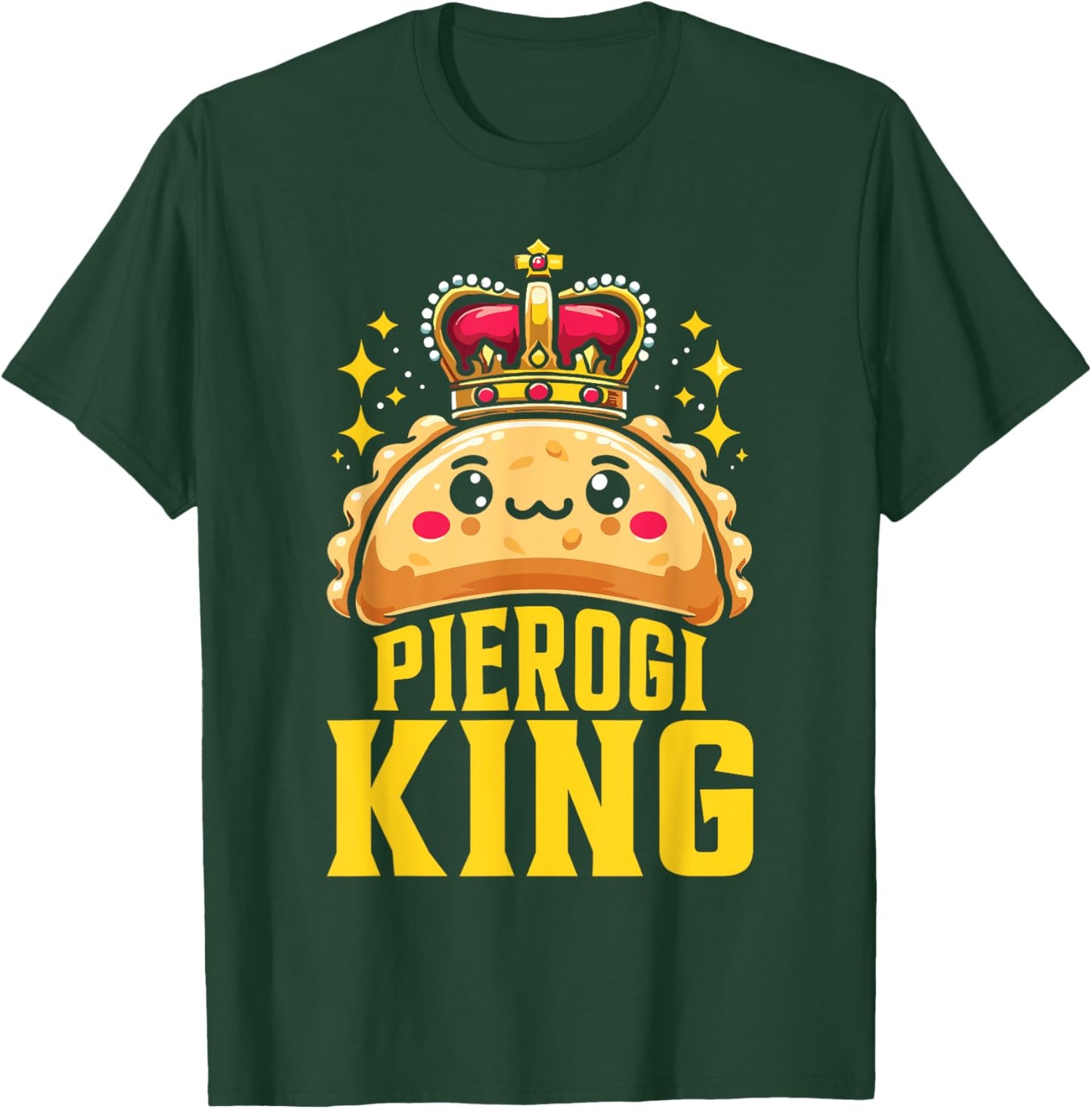 Pierogi King T-Shirt - T-Shirt | Forest