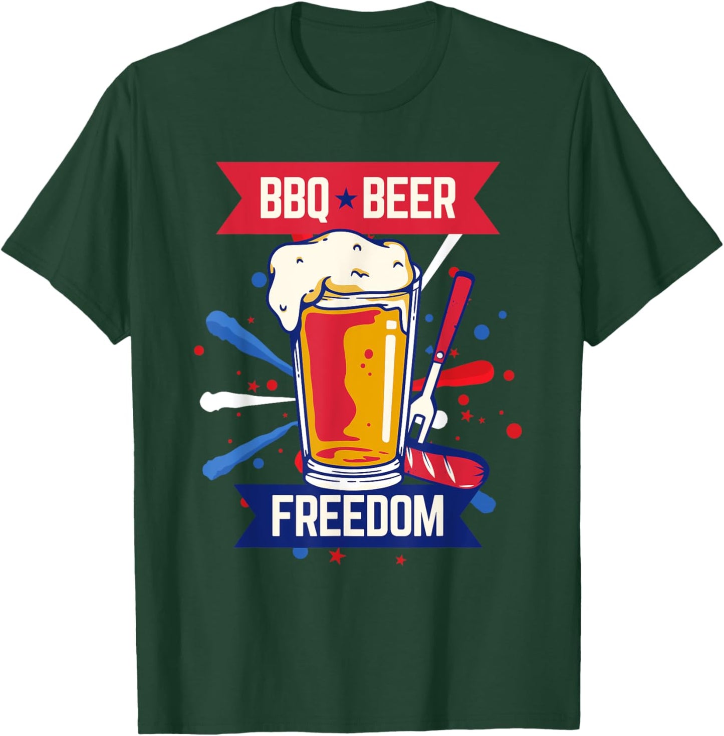 4th Of July Independence Day USA - Patriotic Shirts T-Shirt - T-Shirt | Forest