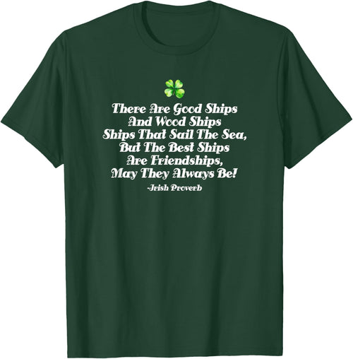 Lucky clover Irish blessing friendship quote St. Patrick’s D
