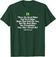 Lucky clover Irish blessing friendship quote St. Patrick’s D T-Shirt - T-Shirt | Forest